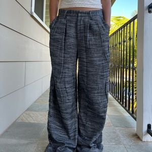 Urban Outfitters Pleated Tweed Trousers